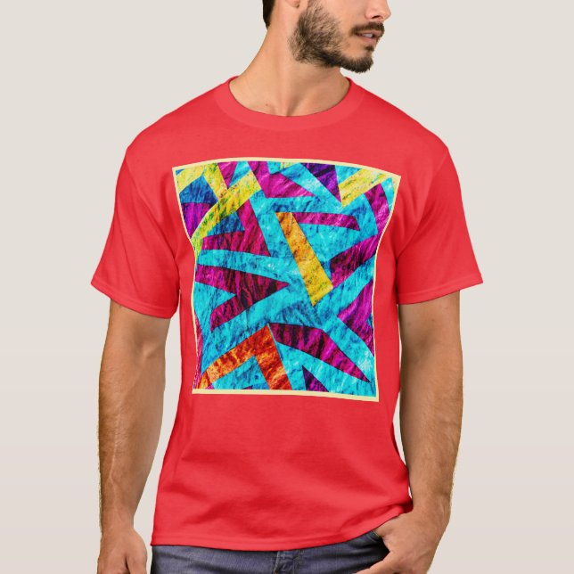 Camiseta Design de padrão expresso (Frente)