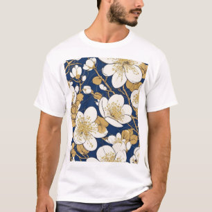 Camiseta Design de Padrão Japonês Tradicional 0007