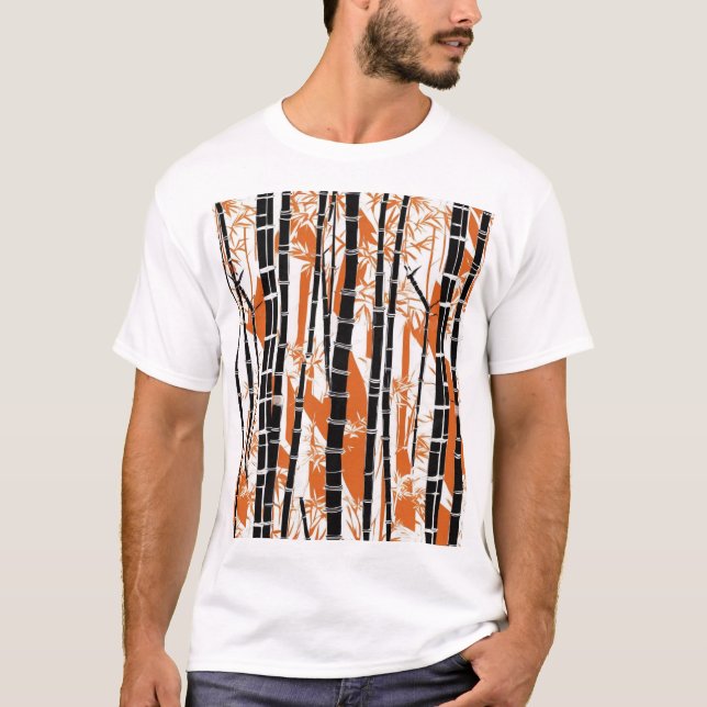 Camiseta Design de Padrão Japonês Tradicional 0011 (Frente)