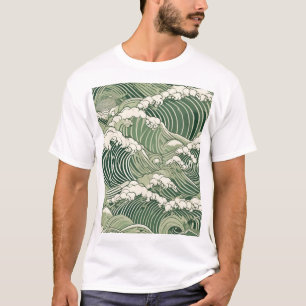 Camiseta Design de Padrão Japonês Tradicional 0019 Arte