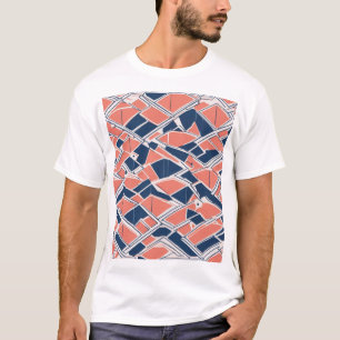 Camiseta Design de Padrão Japonês Tradicional 0029 - Autênt