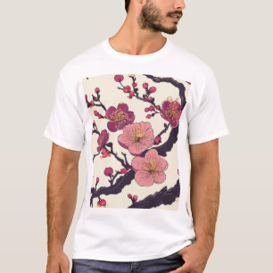 Camiseta Design de Padrão Japonês Tradicional 0032