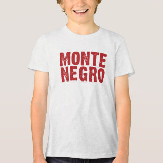 Camiseta design de país balcânico Montenegro