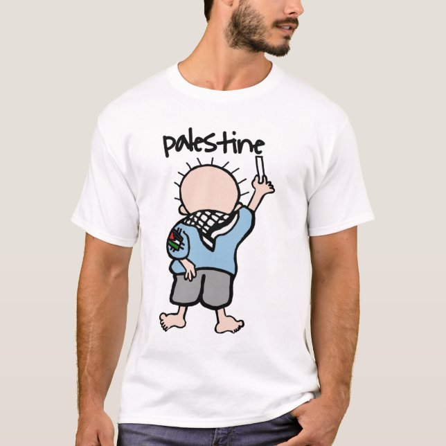 Camiseta Design de palestina elegante (Frente)