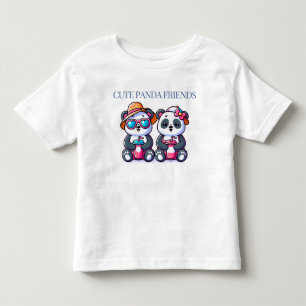 Camiseta Design de Panda de Bebê Bonito