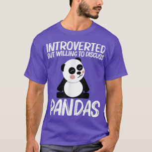 Camiseta Design De Panda Engraçado Para Homens Mulheres Bra