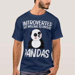 Camiseta Design De Panda Engraçado Para Homens Mulheres Bra
