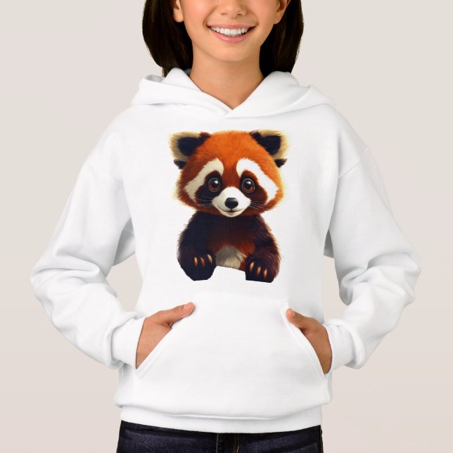 Camiseta Design de Panda para Crianças (Frente)