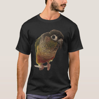 Camiseta Design de Pássaro de Cenoura Verde