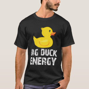 Camiseta Design de Pato de Borracha Amarelo Grande Pato de 