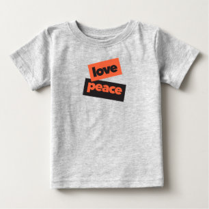 Camiseta Design de paz vibrante, ousada, simples e urbana