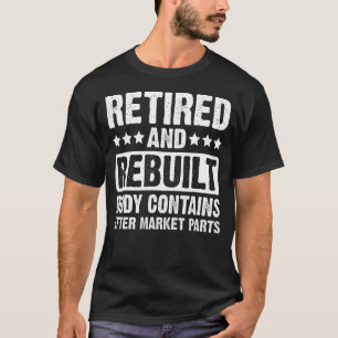 Camiseta Design de Peças de Pós-Mercado Bionário - Knee e H