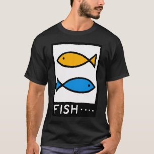 Camiseta Design de Peixe de Boku no Natsuyasumi 2