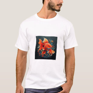 Camiseta design de Peixe Dourado