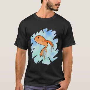 Camiseta Design de Peixe Fofo