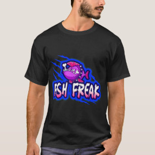 CAMISETA DESIGN DE PEIXE FREAK