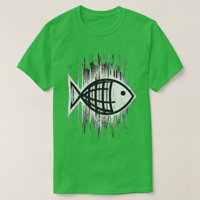 Camiseta Design de Peixe legal (Frente do Design)