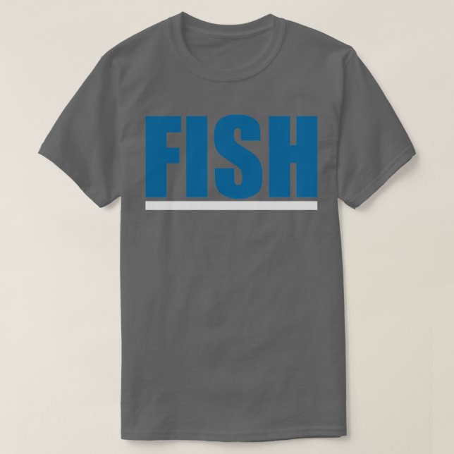 Camiseta Design de peixe para Fisher 2 (Frente do Design)