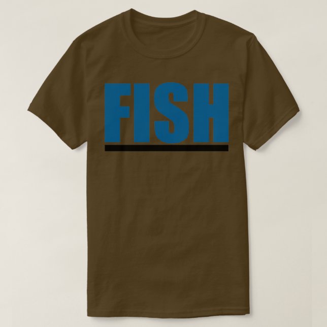 Camiseta Design de peixe para peixe (Frente do Design)