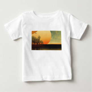 Camiseta Design de perfil solar único para um olhar de tend