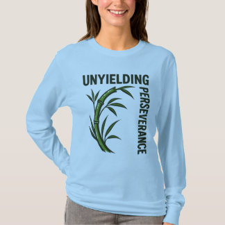 Camiseta Design de Perseverança Inflexível