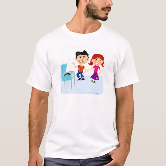 Camiseta Design de Personagem de desenho animado de  de  de (Frente)