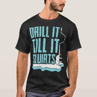 Camiseta Design De Pesca De Gelo Engraçado Para Homens