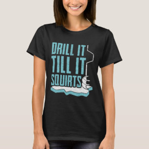 Camiseta Design De Pesca De Gelo Engraçado Para Homens