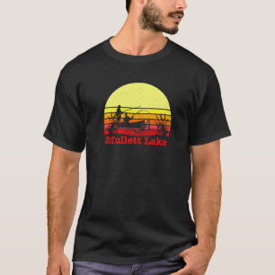 Camiseta Design de pesca do lago Mullett Michigan Pescadore