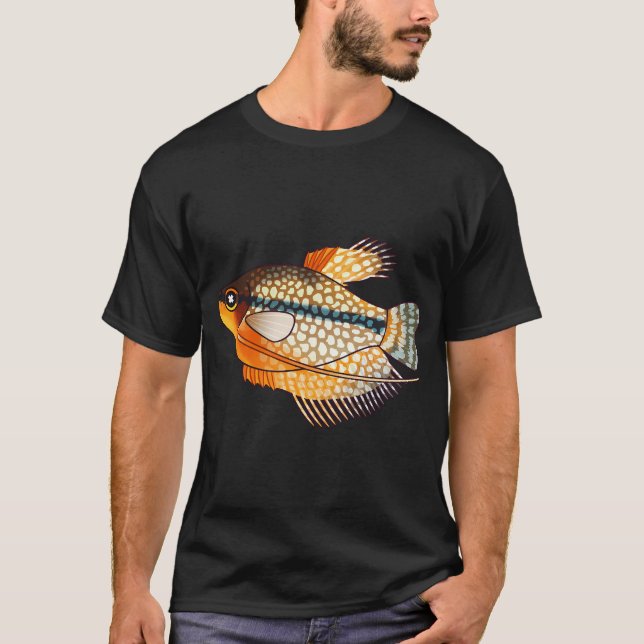 Camiseta Design de Pesca Engraçado (Frente)