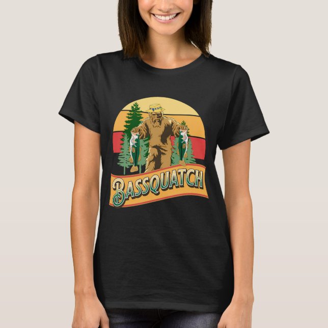 CAMISETA DESIGN DE PESCADOR DE PIRANHA (Frente)