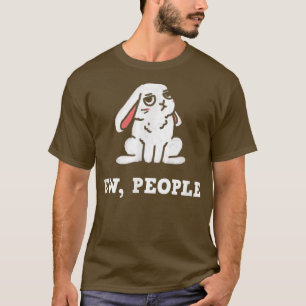 Camiseta Design de Pessoas de Coelho para Pet Bunny Lovers