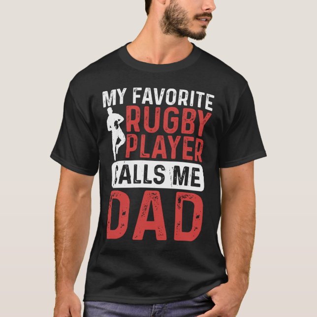 Camiseta Design de piada de Rugby Hilarious e cheeky (Frente)