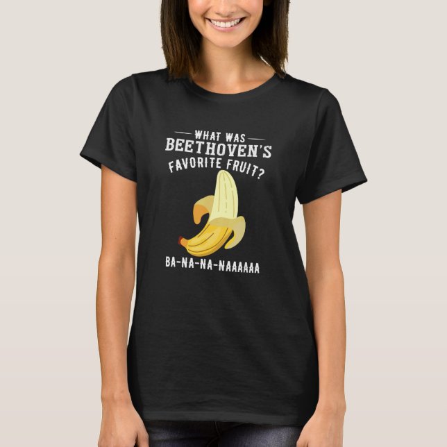 Camiseta Design de Piada do Beethoven (Frente)