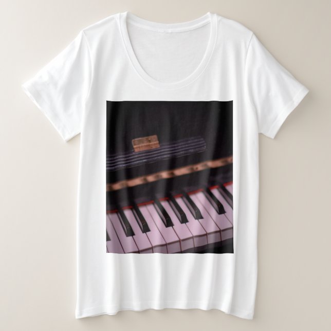 Camiseta Design de Piano Incrível (Frente do Design)