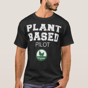 Camiseta Design de Piloto Baseado em Planta