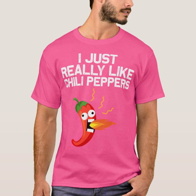 Camiseta Design De Pimenta Engraçada Para Homens Mulheres E (Frente)