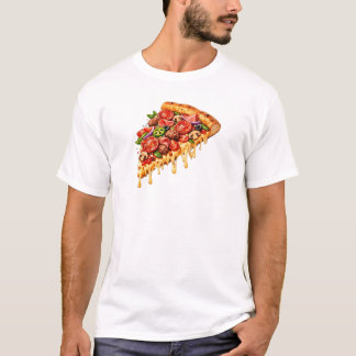 Camiseta Design de Pizza
