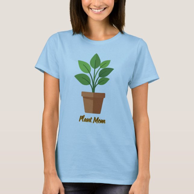 Camiseta Design de Planta Feminino  (Frente)