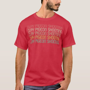 Camiseta Design de Pombo de Clay de Estilo Retroativo