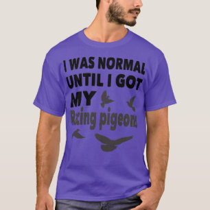 Camiseta Design de Pombo de Corrida