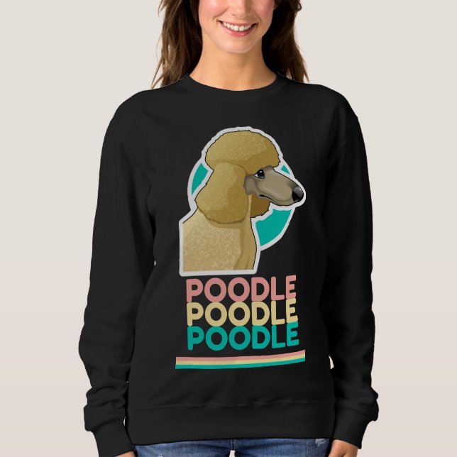 Camiseta Design de Poodle (Frente)