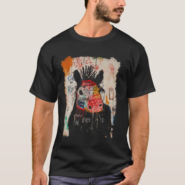 Camiseta Design de Pop de Arte Animal com Capybara nela (Frente)