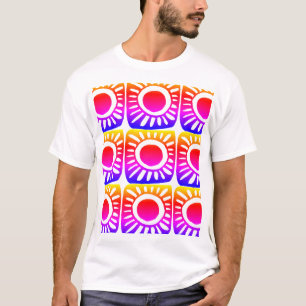 Camiseta design de pop em cores brilhantes