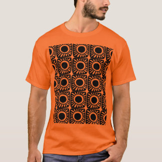 Camiseta design de pop em laranja