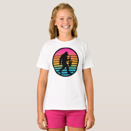 Camiseta Design de pôr do sol retrô de saxofone de jazz Big