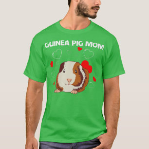 Camiseta Design De Porco De Guiné Bonito Para Mamãe Mulher