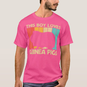 Camiseta Design De Porco legal Para Meninos Cavy Pet Rode