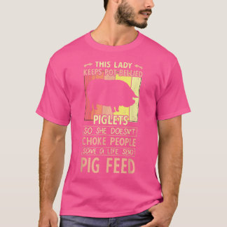 Camiseta Design de Porcos de Bellying Pote para de  - Farma