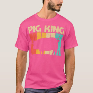 Camiseta Design De Porcos Engraçados Para Homens Fazendas D